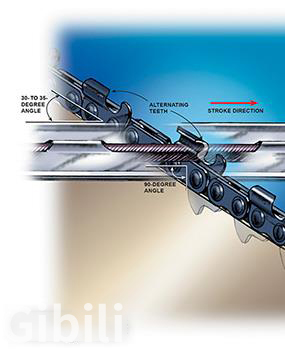 Sharpen chainsaw chain(图6)