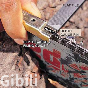 Sharpen chainsaw chain(图9)
